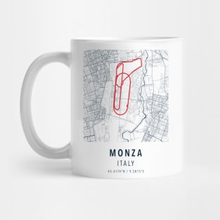 monza simple map Mug